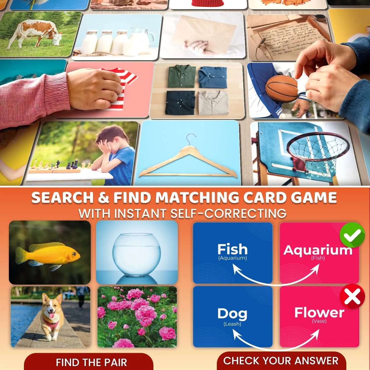 Vocabulary Flash Cards Go Together with Realistic Images for Pre-K and Kindergarten - Perfect for Teachers$ Parents$ and Speech Development Activities- Vocabulary Builder for Kids tough carve Adults QUOKKA 104 