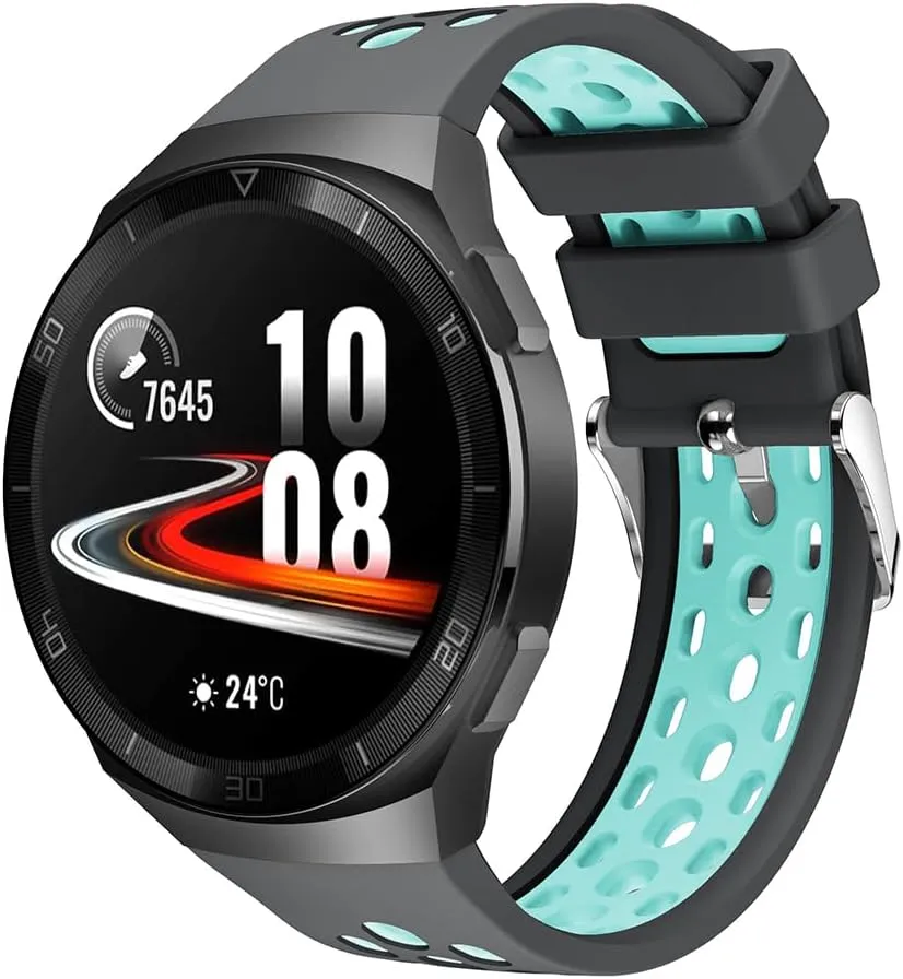 Watch Band 22mm Silicone Watchbands Strap For southward emblem interconnect adobe Huawei Watch GT 2e GT2e Smart 