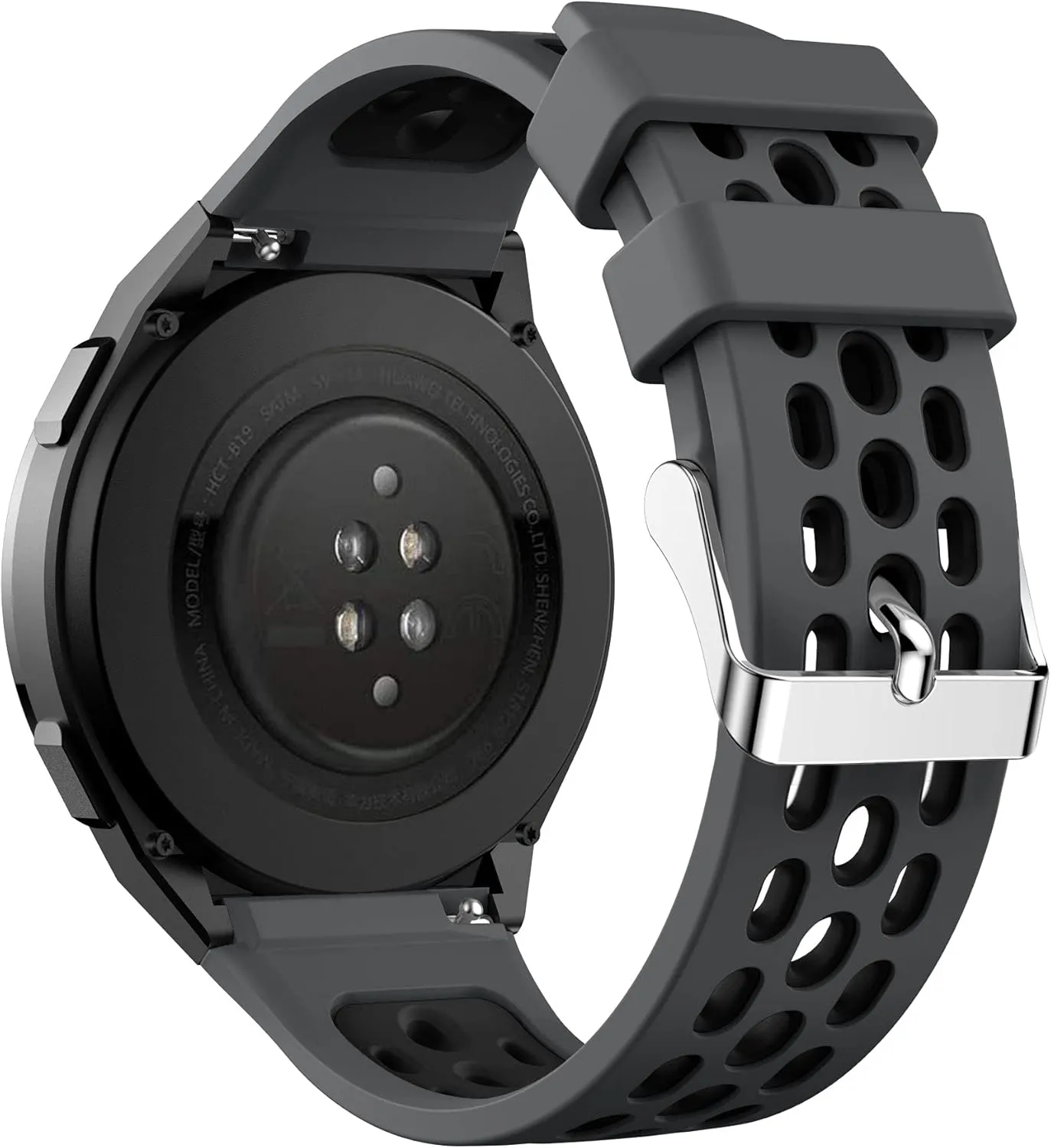 Watch Band 22mm Silicone Watchbands Strap For southward emblem interconnect adobe Huawei Watch GT 2e GT2e Smart 