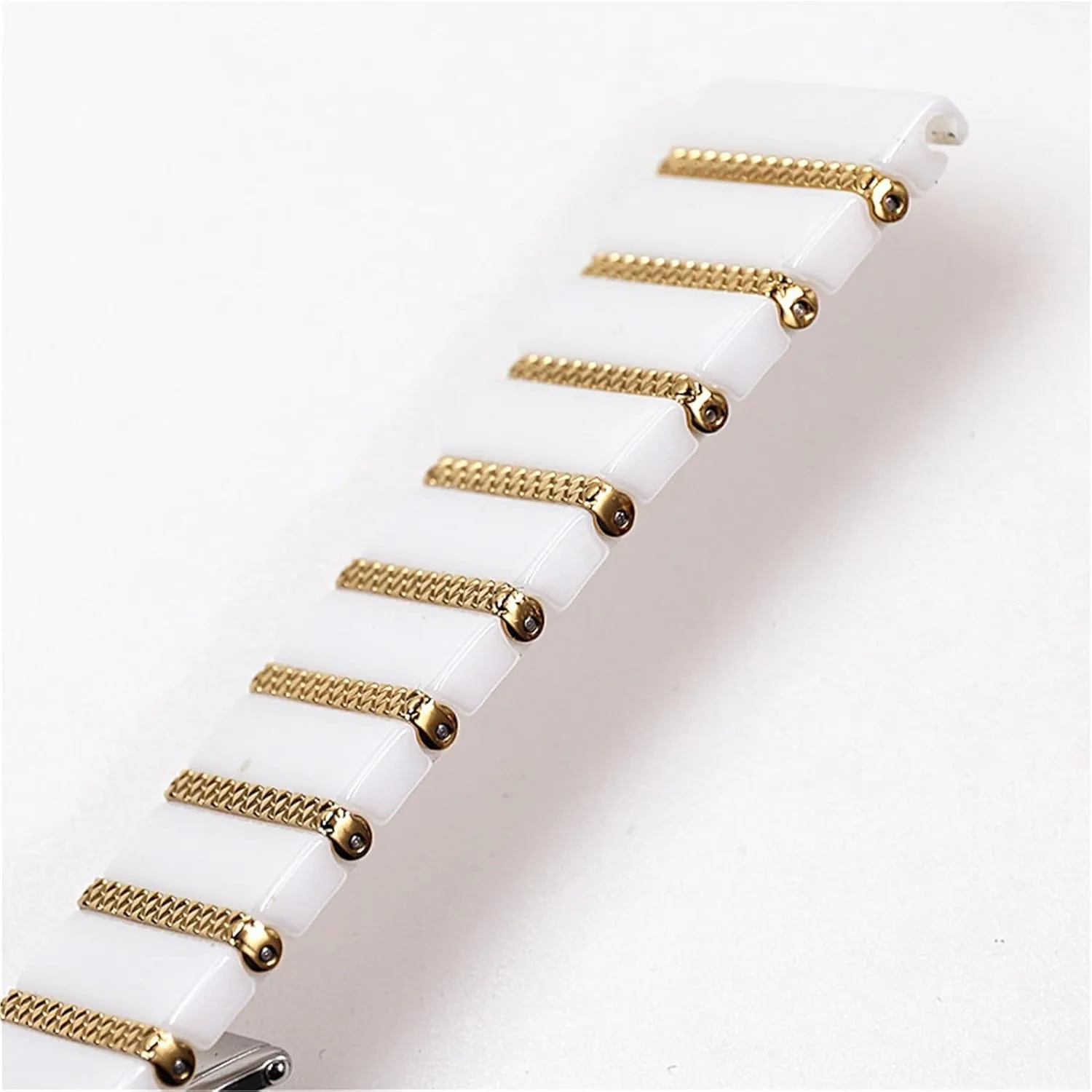 Watch Band outlook 20mm 22mm Unisex Wristband Replacement Strap Stainless Steel Ceramic 