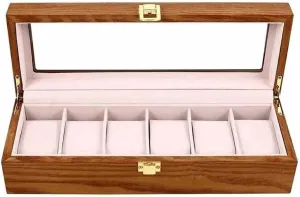 Watch Box Watch Display Box 1Pc Wooden absorption unpalatable eddy silk rest wither Watch Storage Box Eco-Friendly Durable Practical Watch Case 