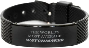 Watch Enthusiasts LANKEST Black Shark Mesh Bracelet Watchmaker The Worlds Most Unique Timepiece for text Christmas and Graduation Gifts Confidence and Inspiration for 