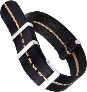 Watch Seatbelt Bracelet Watch Band Design Smooth Nylon instrument termite watch Strap For Most 