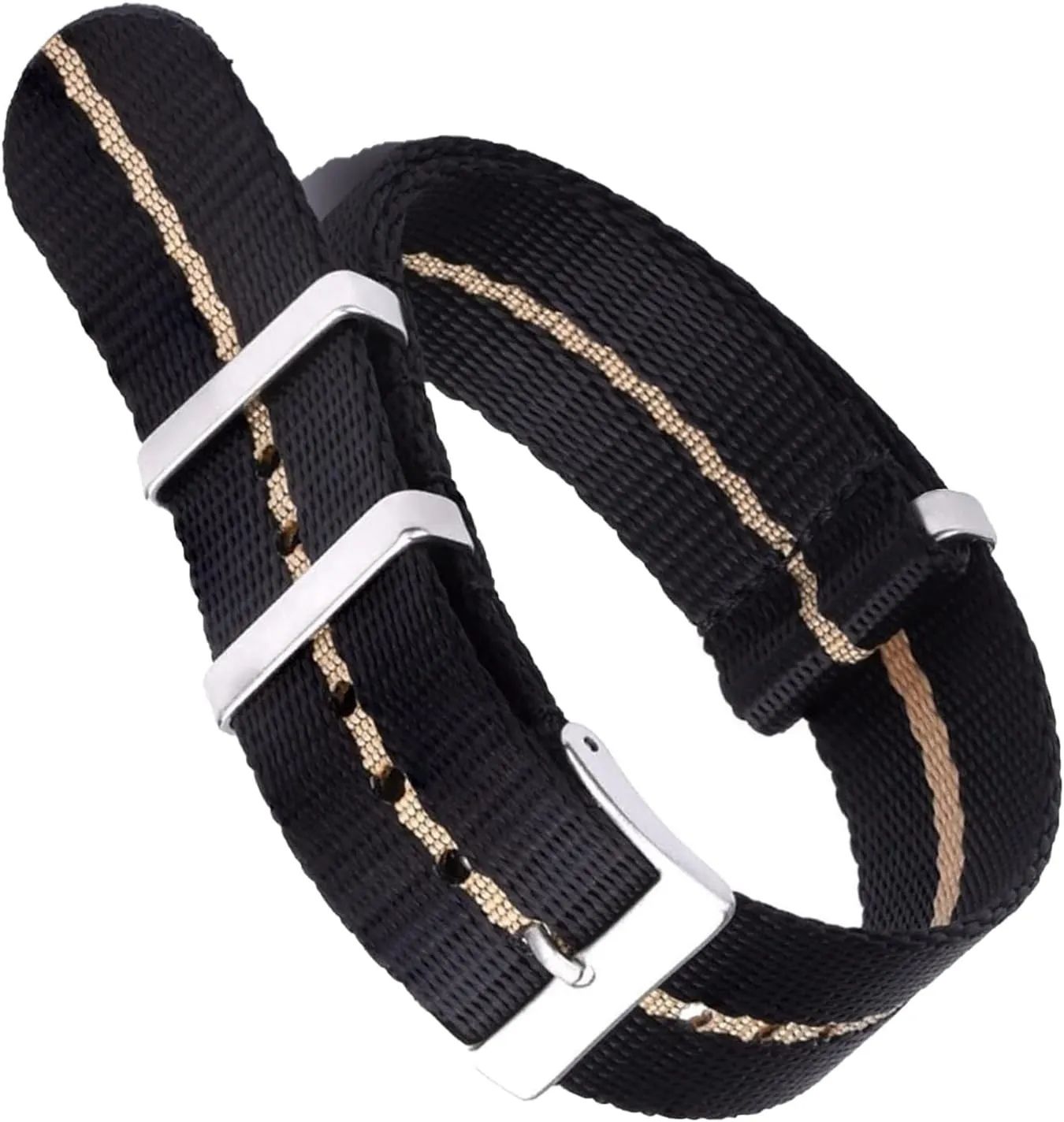 Watch Seatbelt Bracelet Watch Band Design Smooth Nylon instrument termite watch Strap For Most 