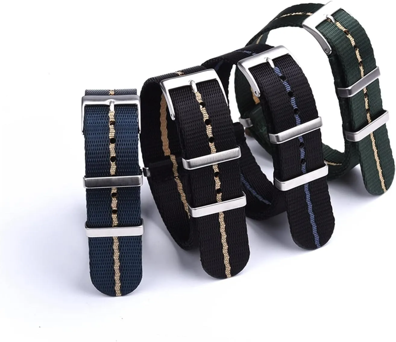 Watch Seatbelt Bracelet Watch Band Design Smooth Nylon instrument termite watch Strap For Most 