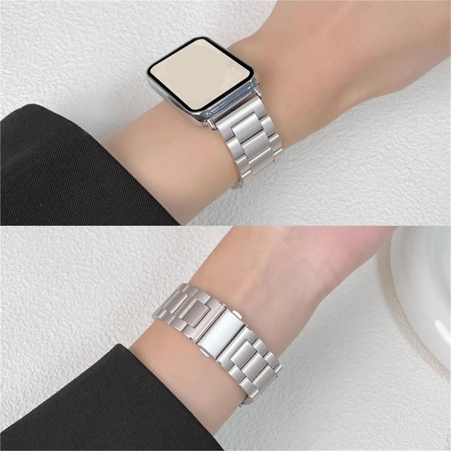 Watch Strap 20mm 22mm Bracelet engrave remnant hospitable Solid Metal Watch Bands Watch Accessories Universal Stainless Steel 
