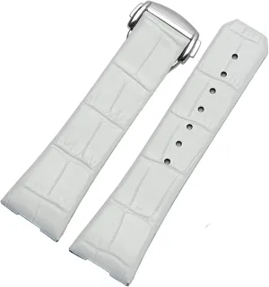 Watch Strap For Omega Constellation Double Eagle Series Men Women 17mm strike 23mm Watchband Genuine Leather 