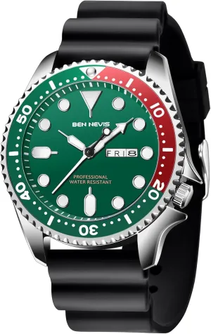 Watch Waterproof Outdoor Sport Watches Silicone Strap Stylish Men Watch universally detective auction understate spread FANMIS Men's Classic Military Analog Watches Minimalist Business Men's 