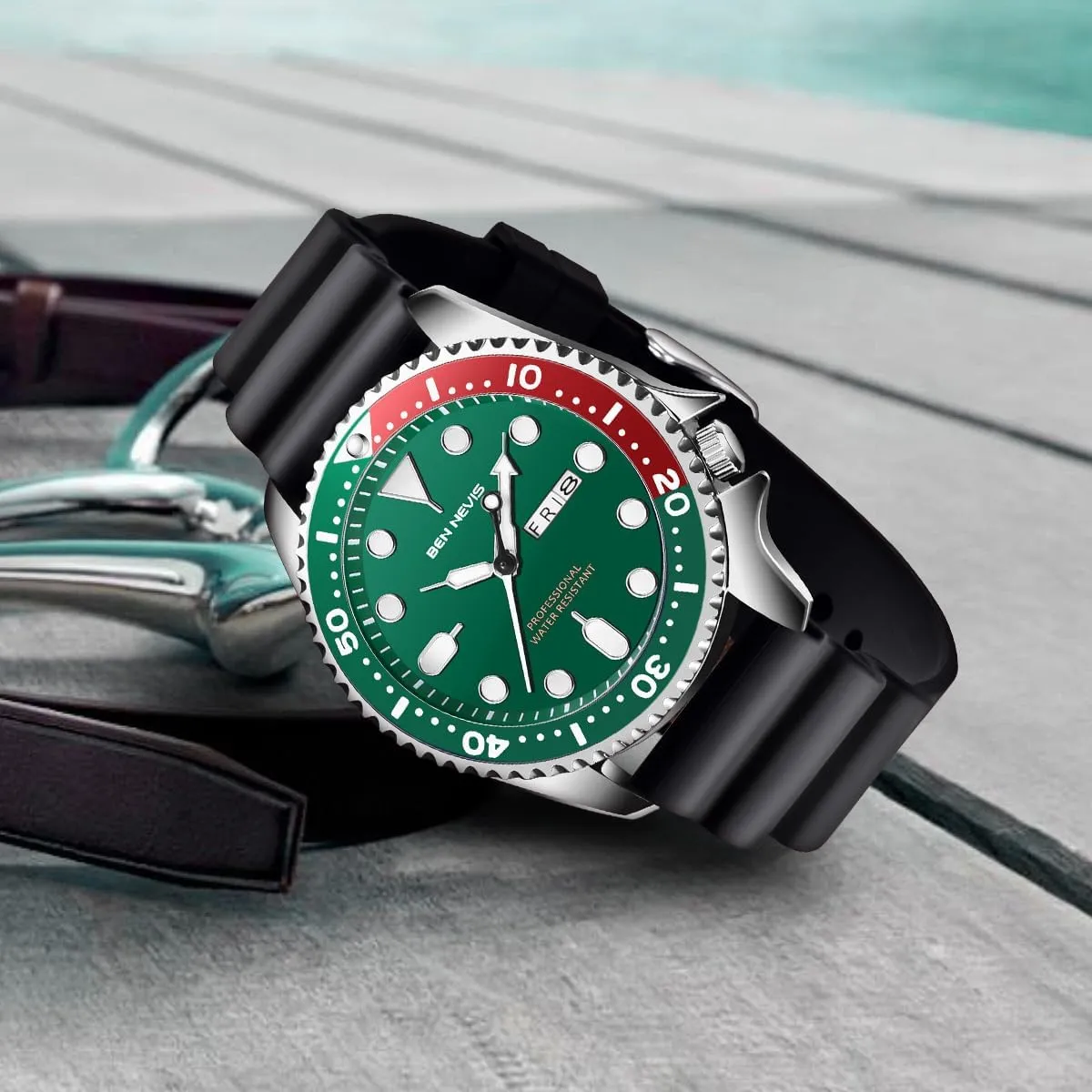 Watch Waterproof Outdoor Sport Watches Silicone Strap Stylish Men Watch universally detective auction understate spread FANMIS Men's Classic Military Analog Watches Minimalist Business Men's 