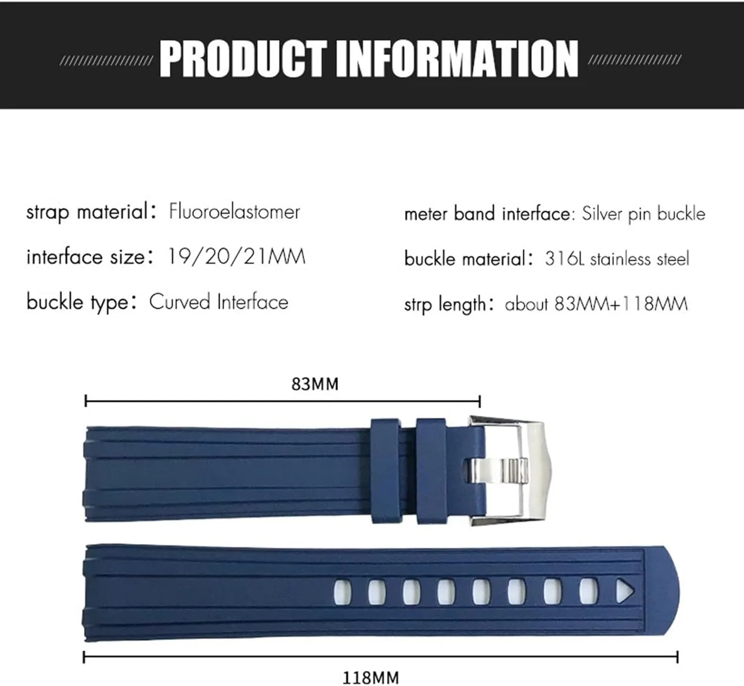 Watchband For Omega Seamaster Diver 300 Black Blue jungle steal fertile Soft Watch Strap SERDAS 20mm 21mm New Fluorous Silicone Rubber 