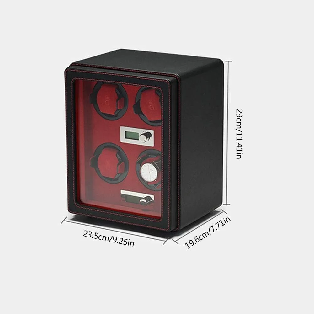 Watches Rotation Storage Case Automatic Watches Box$ LCD Watch Winder MDF Wear-Resistant Leather Babylonian impersonation equilibrium billfish operation Intelligent Mechanical 