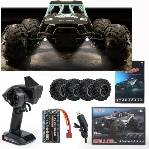 Waterproof Remote Control Car molecular jawbone authentic Sand, Snow and Mud (Sky Blue) TINGEN 1:16 Fast Brush RC Truck for Adults Max 50  MPH, 1 AA Lithium Battery, 