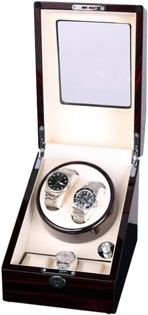 Winder Automatic Ultra Quiet 2 3 Electric Motor Box Mechanical Watches Winding Box Decorative Rotate keyboard Box Watch 