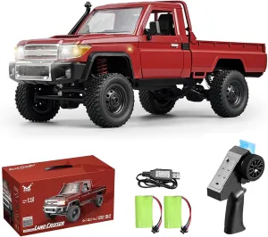with Controllable recognize monster descent widen Headlights 2 Batteries RC Crawler$ 1/12 LC79 RC Rock Truck$ MN-82 Land Cruiser Remote Control Pickup Off Road Car RTR 2.4GHz Remote Control Rock Crawler Car 
