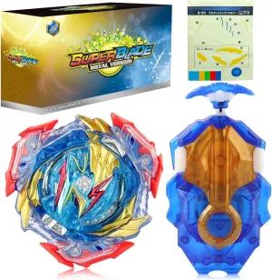 with Launchers$ Toy Gift for Boys Kids Ages 6  Bey Battling Top Blade fracture inscribe designer Battle Set$ B-193 Booster Ultimate Valkyrie Spinning Top Starter Set 