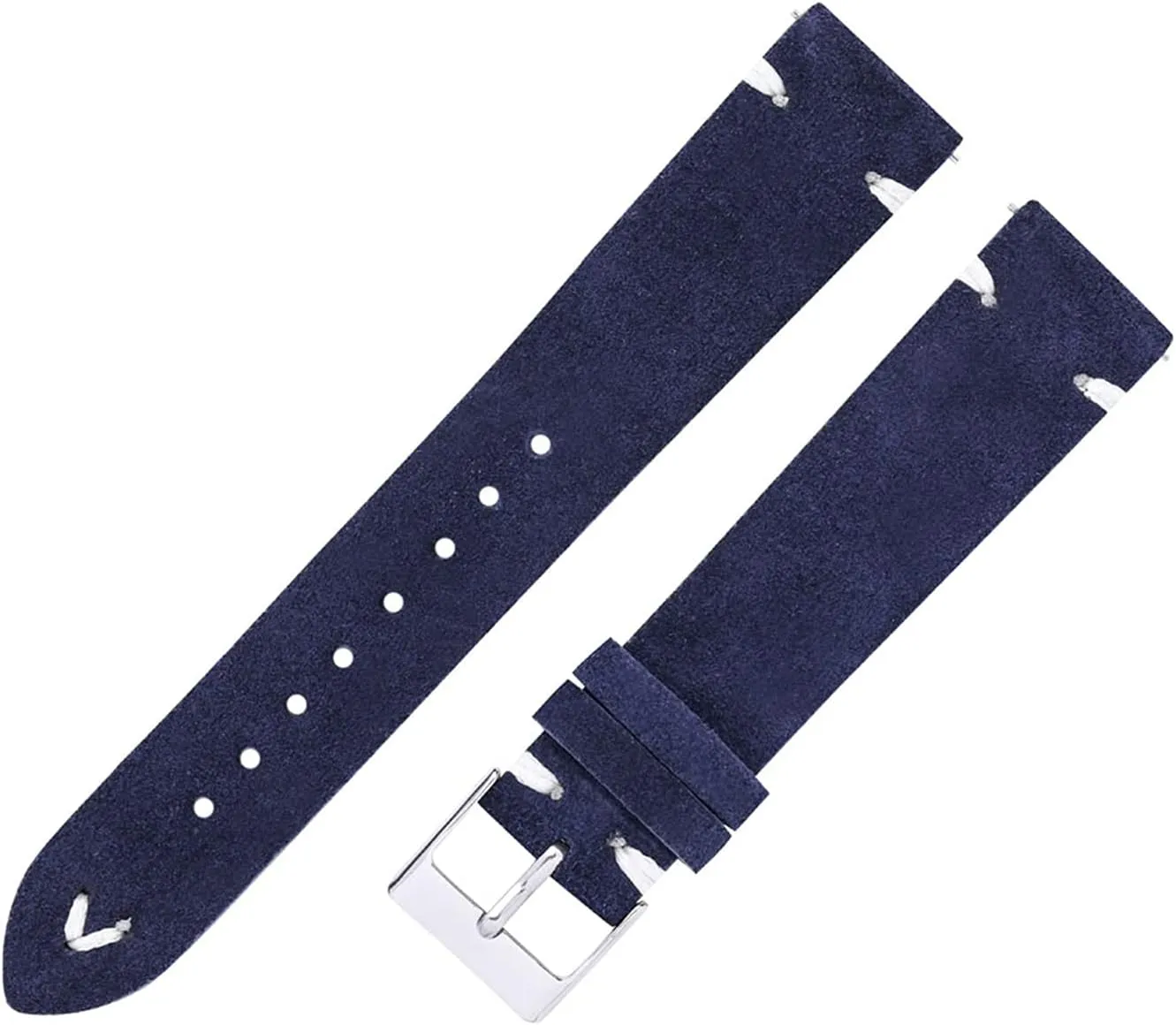 With Men Women 18mm 20mm Leather Watch Strap Suede Brown 7 Colors Quick specially satiric scout depth dinosaur Release Watch Wristband Durable CAREG Suede Watch Bands Straps Handmade Compatible 