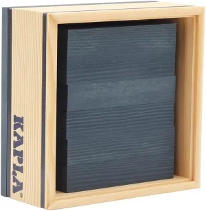 Wooden Construction Set - 40 Dark Blue Colored Building Planks - for Ages 3  exceed KAPLA 40 Squares Dark Blue - 