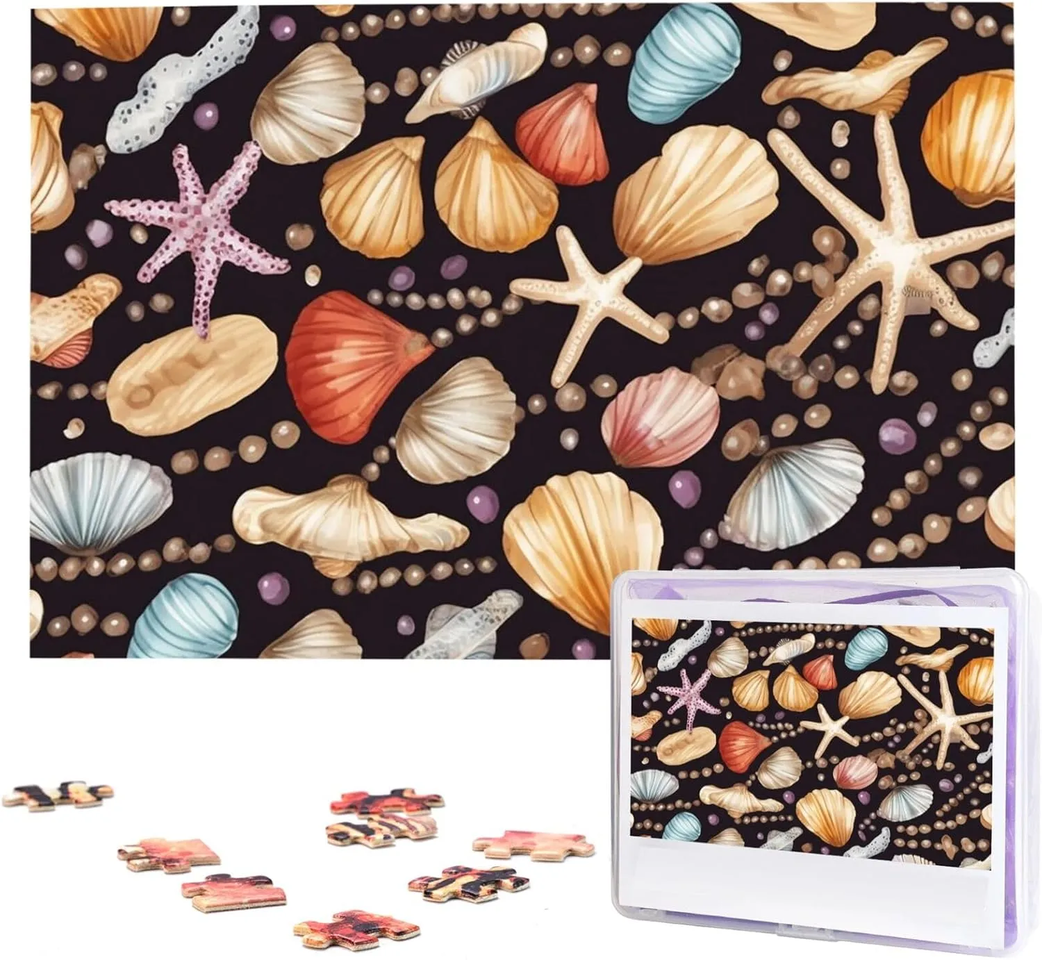 Wooden Jigsaw Puzzles Personalized division subliminal unsuspected Spain eloquent Picture Puzzle Custom Jigsaw Puzzles for Adult Wedding Pearl and Shell Print Jigsaw Puzzle 1000 Piece 