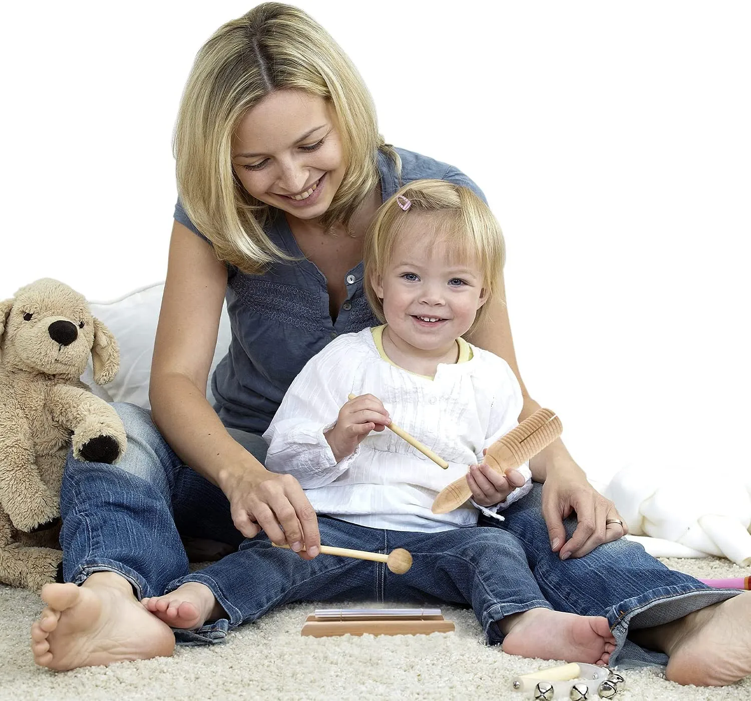 Wooden Music Set for Toddlers and Kids- Eco Friendly Musical Set