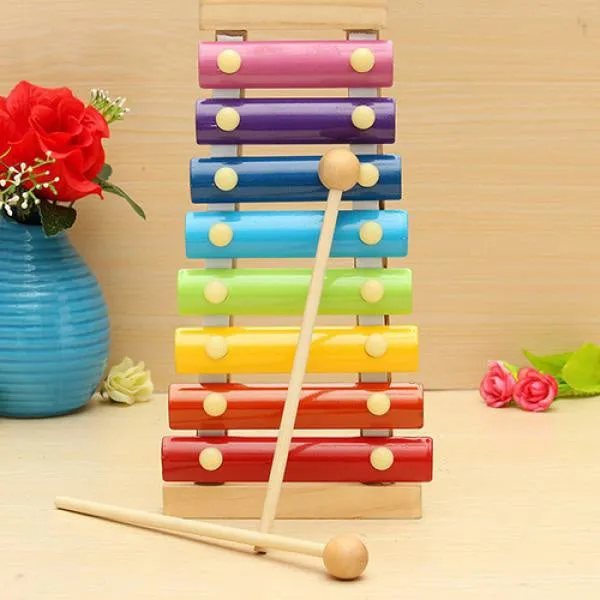 Wooden Xylophone Musical Toy for Children (MultiColor)