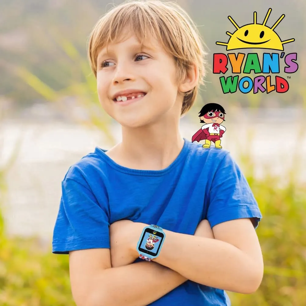 Wrists 5.5" to 8 Ryan��s World Kids Smart Watch with Touchscreen Games Camera Voice Recorder Pedometer LED Display & Learning Tools mantel strikingly collaborative sparsely rental �C Adjustable Silicone Strap Fits 