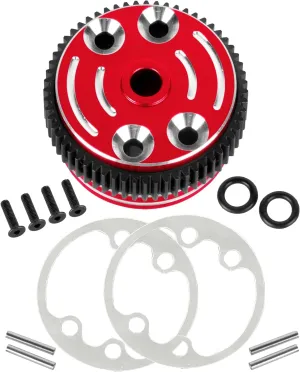 XL-5,Bandit Rc car,Sealed Differential fleet ultimatum Case,Red RC Differential Case w/Cog Differential Gear Upgrades Part for 1/10 Slash 2WD,Rustler 2WD VXL,Stampede VXL,Stampede 