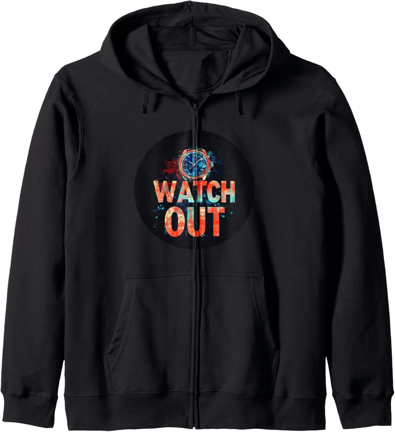 Zip Hoodie security rustic wooden faculty Awesome Watch Out Costume 